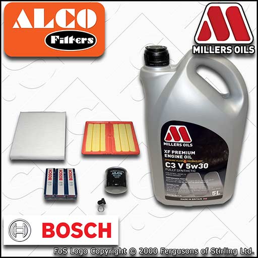 SERVICE KIT for AUDI A1 8X 1.0 TFSI OIL AIR CABIN FILTERS PLUGS +OIL (2015-2018)