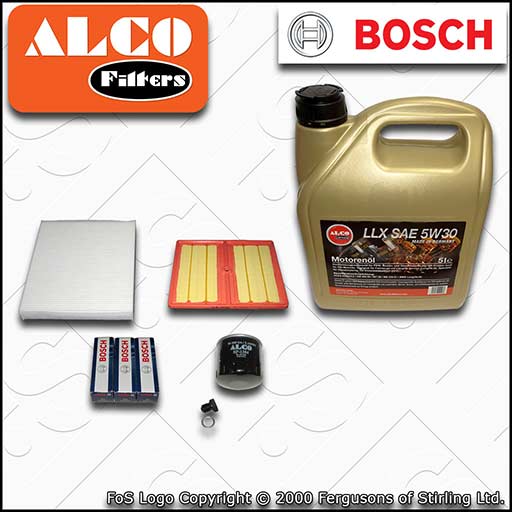 SERVICE KIT for AUDI A1 8X 1.0 TFSI OIL AIR CABIN FILTERS PLUGS +OIL (2015-2018)