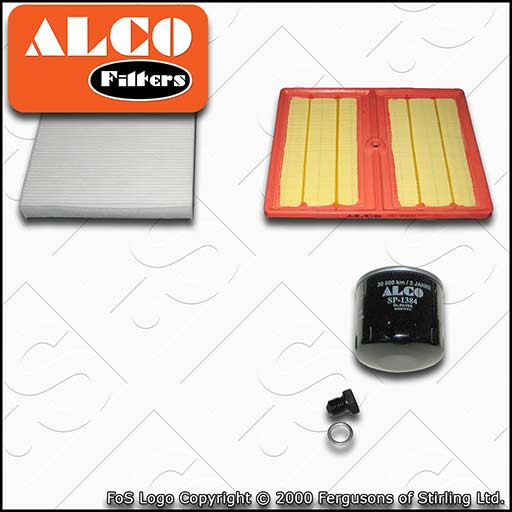SERVICE KIT for AUDI A1 8X 1.0 TFSI ALCO OIL AIR CABIN FILTERS (2015-2018)