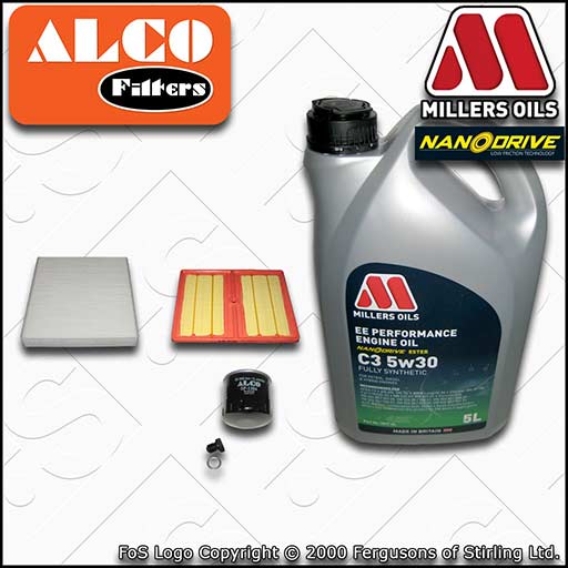 SERVICE KIT for SEAT ARONA 1.0 TSI OIL AIR CABIN FILTER +EE 5w30 OIL (2016-2020)