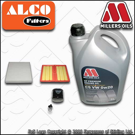 SERVICE KIT for SEAT ARONA 1.0 TSI OIL AIR CABIN FILTERS +0w20 OIL (2020-2024)