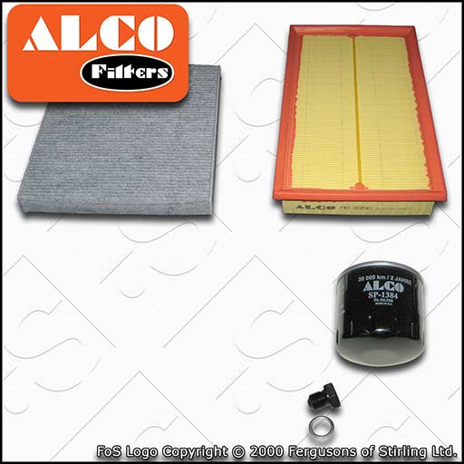 SERVICE KIT for AUDI A3 8V 1.5 TFSI ALCO OIL AIR CABIN FILTERS (2017-2020)