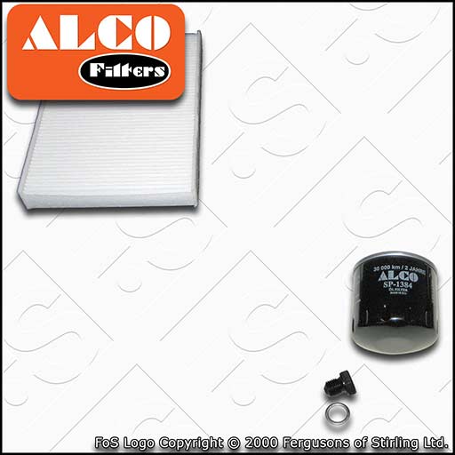 SERVICE KIT for VW UP! 1.0 ALCO OIL CABIN FILTERS (2011-2020)