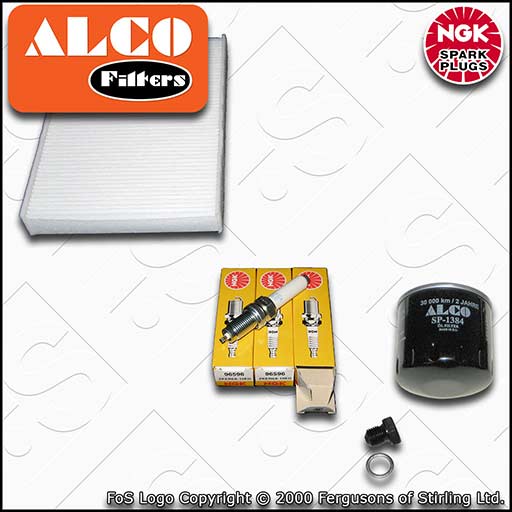 SERVICE KIT for VW UP! 1.0 OIL CABIN FILTERS SPARK PLUGS (2011-2020)