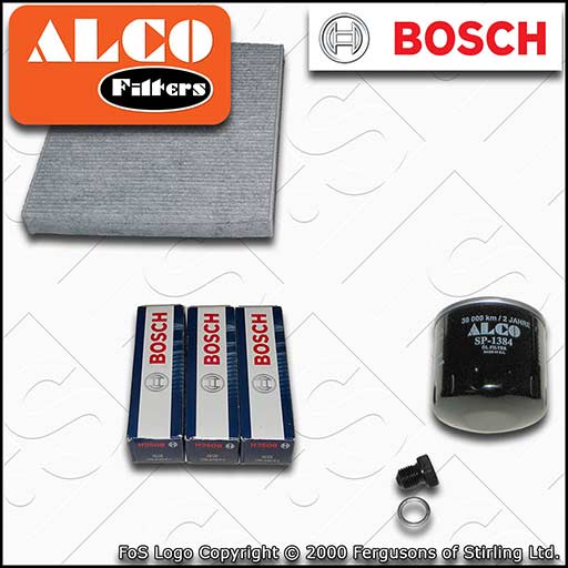 SERVICE KIT for AUDI Q2 8V 1.0 TFSI OIL CABIN FILTERS SPARK PLUGS (2016-2020)