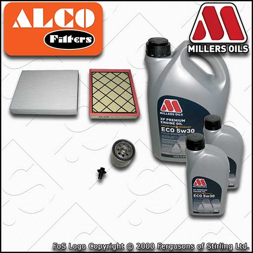 SERVICE KIT for FORD KUGA 2.0 ECOBLUE OIL AIR CABIN FILTER +5w30 OIL (2021-2024)