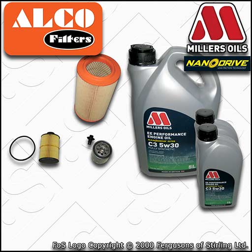 SERVICE KIT for PEUGEOT BOXER 2.2 HDI OIL AIR FUEL FILTERS +EE OIL (2013-2016)