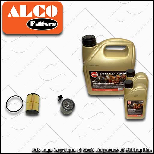 SERVICE KIT for CITROEN RELAY 2.2 HDI ALCO OIL FUEL FILTERS with OIL (2013-2016)