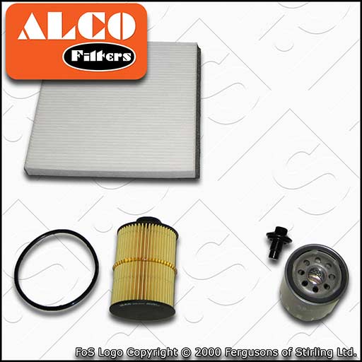 SERVICE KIT for PEUGEOT BOXER 2.2 HDI ALCO OIL FUEL CABIN FILTERS (2013-2016)