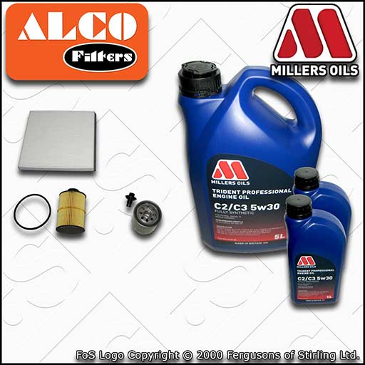 SERVICE KIT for PEUGEOT BOXER 2.2 HDI OIL FUEL CABIN FILTERS +OIL (2013-2016)