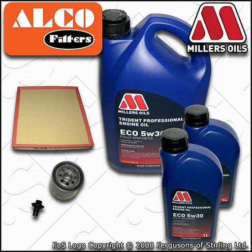 SERVICE KIT for FORD TRANSIT MK8 2.2 TDCI FWD OIL AIR FILTERS +OIL (2013-2018)