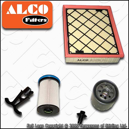 SERVICE KIT for FORD MONDEO MK5 2.0 ECOBLUE ALCO OIL AIR FUEL FILTER (2019-2024)