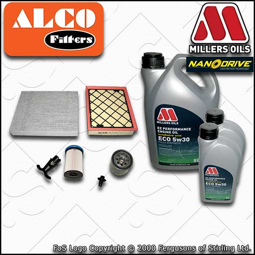 SERVICE KIT for FORD MONDEO MK5 2.0 ECOBLUE OIL AIR FUEL CABIN FILTER +OIL 21-24