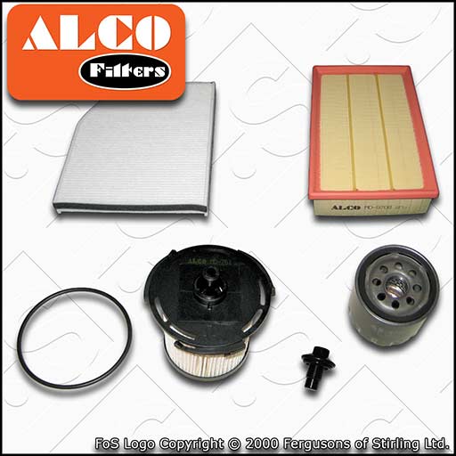 SERVICE KIT for FORD TRANSIT MK8 2.2 TDCI RWD 4X4 ALCO OIL AIR FUEL CABIN FILTER