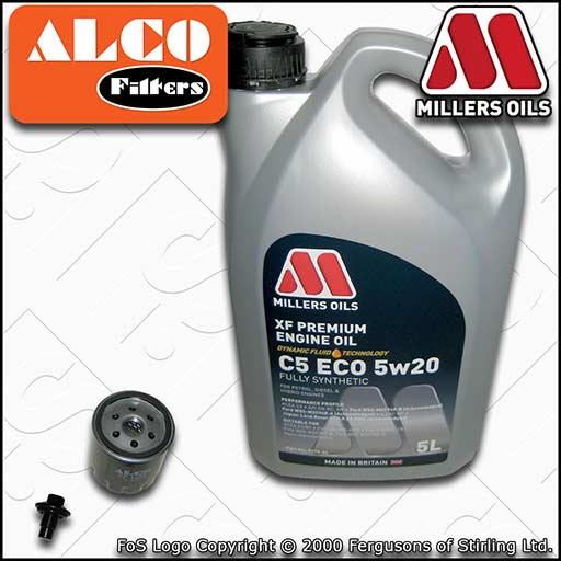SERVICE KIT for FORD C-MAX 1.0 ECOBOOST OIL FILTER with C5 ECO OIL (2012-2018)