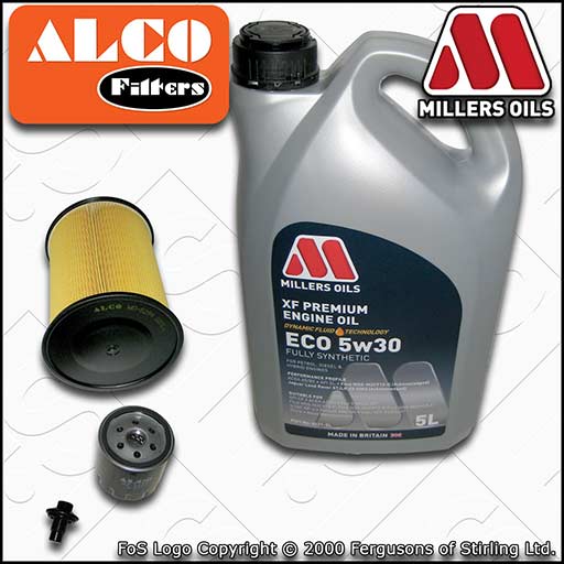 SERVICE KIT FORD FOCUS MK3 1.6 PETROL OIL AIR FILTERS +XF ECO OIL (2012-2018)