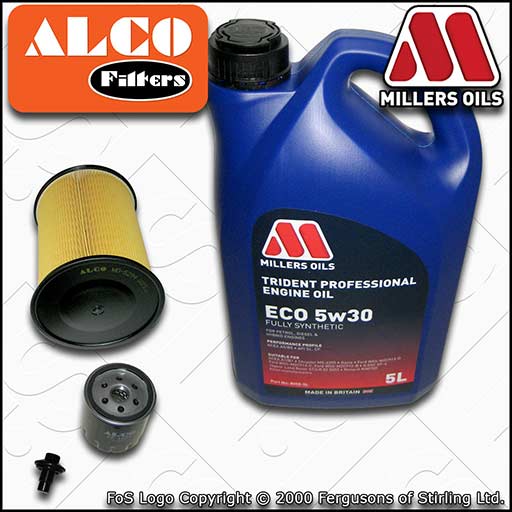 SERVICE KIT FORD FOCUS MK3 1.6 PETROL OIL AIR FILTERS +ECO OIL (2012-2018)