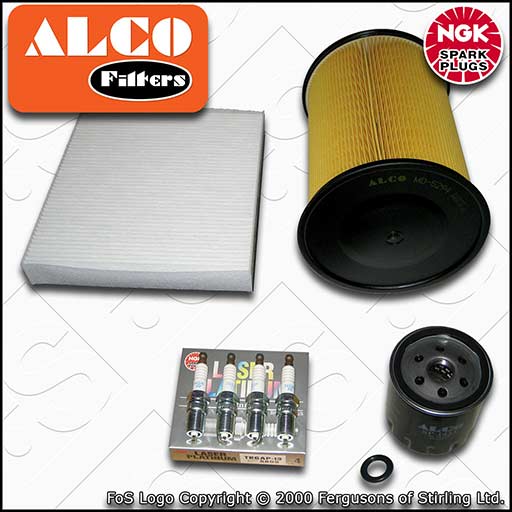 SERVICE KIT FORD FOCUS MK2 2.0 16V ALCO OIL AIR CABIN FILTERS PLUGS (2007-2010)