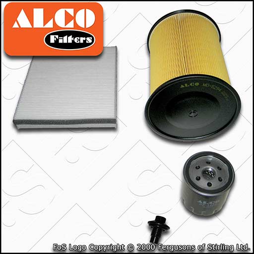 SERVICE KIT for FORD C-MAX 1.0 ECOBOOST ALCO OIL AIR CABIN FILTERS (2012-2018)
