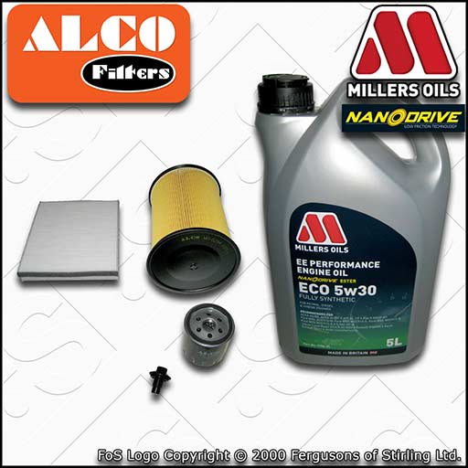 SERVICE KIT FORD FOCUS MK3 1.6 PETROL OIL AIR CABIN FILTERS +EE OIL (2012-2018)