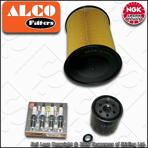SERVICE KIT FORD FOCUS MK2 2.0 16V ALCO OIL AIR FILTERS NGK PLUGS (2007-2010)