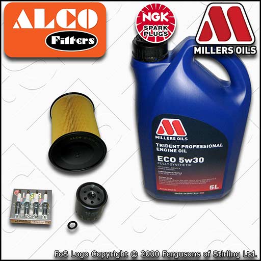 SERVICE KIT for VOLVO S40 V50 1.8 2.0 OIL AIR FILTERS PLUGS +OIL (2007-2012)