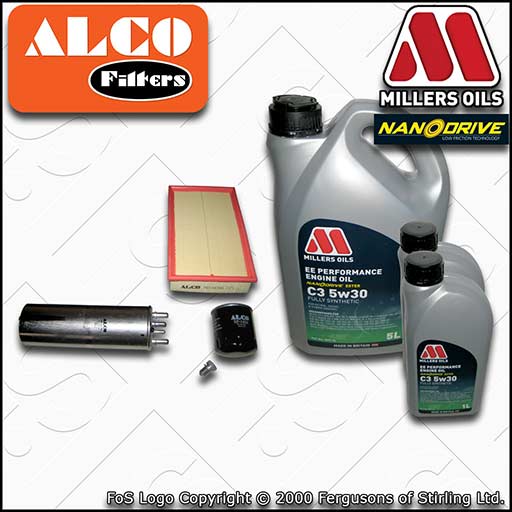 SERVICE KIT for VW TRANSPORTER T5 2.0 BITDI OIL AIR FUEL FILTER +OIL (2009-2015)