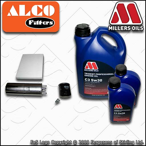 SERVICE KIT for VW TRANSPORTER T5 2.0 BITDI OIL FUEL CABIN FILTER +OIL 2009-2015