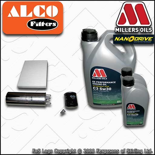 SERVICE KIT for VW TRANSPORTER T5 2.0 BITDI OIL FUEL CABIN FILTER +OIL 2009-2015