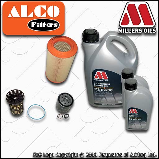 SERVICE KIT for CITROEN RELAY 2.0 2.2 BLUEHDI OIL AIR FUEL FILTER +OIL 2018-2024