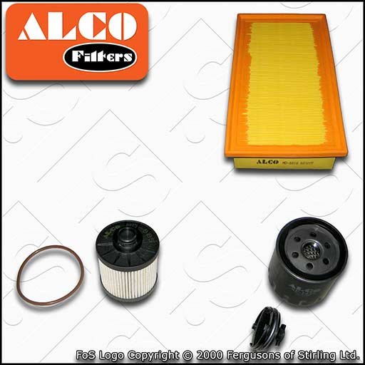 SERVICE KIT for PEUGEOT EXPERT 2L BLUEHDI ALCO OIL AIR FUEL FILTERS (2016-2021)