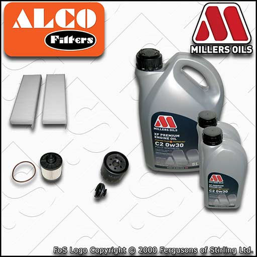 SERVICE KIT for TOYOTA PROACE 2L D4D OIL FUEL CABIN FILTER with 7L OIL 2016-2022