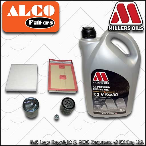 SERVICE KIT for VW POLO MK5 6C 6R 1.4 TDI OIL AIR FUEL CABIN FILTER +OIL (14-17)