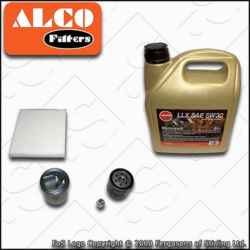 SERVICE KIT for VW POLO MK5 6C 6R 1.4 TDI OIL FUEL CABIN FILTER +OIL (2014-2017)