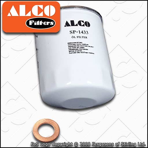 SERVICE KIT for ISUZU D-MAX 2.5 CRDI ALCO OIL FILTER SUMP PLUG SEAL (2012-2017)