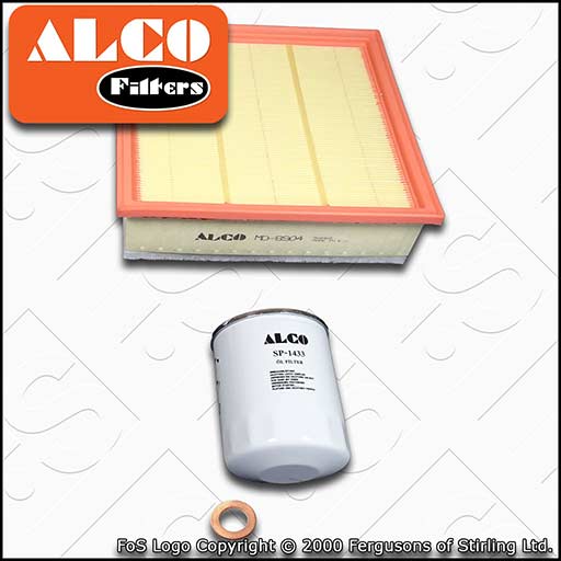 SERVICE KIT for ISUZU D-MAX 2.5 CRDI ALCO OIL AIR FILTERS (2012-2017)