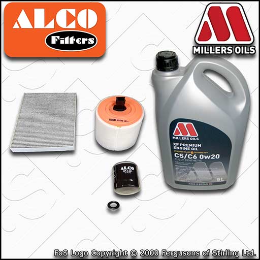 SERVICE KIT for VAUXHALL OPEL ASTRA K 1.0 OIL AIR CABIN FILTERS +OIL (2015-2022)