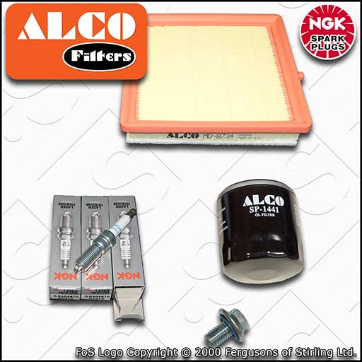 SERVICE KIT for VAUXHALL OPEL ADAM 1.0 ALCO OIL AIR FILTERS PLUGS (2014-2018)