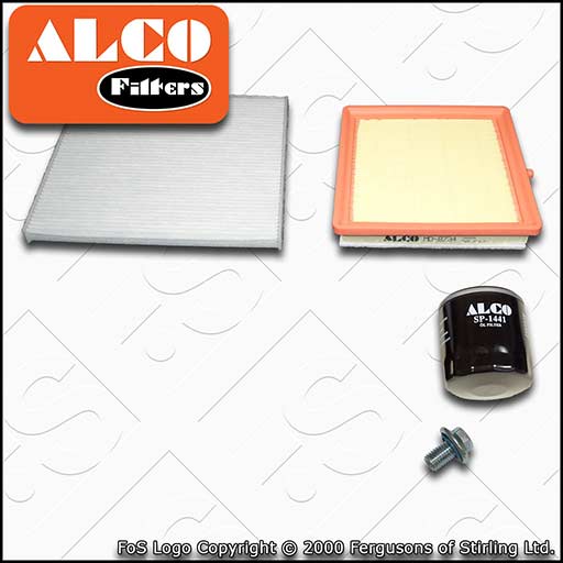 SERVICE KIT for VAUXHALL OPEL ADAM 1.0 ALCO OIL AIR CABIN FILTERS (2014-2018)