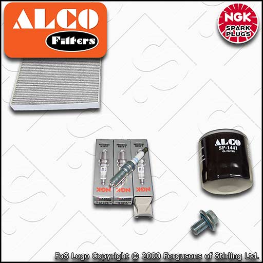 SERVICE KIT for VAUXHALL OPEL ASTRA K 1.0 OIL CABIN FILTERS PLUGS (2015-2022)