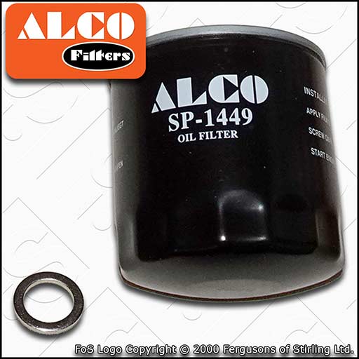 SERVICE KIT for HYUNDAI TUCSON TL 1.6 ALCO OIL FILTER SUMP PLUG SEAL (2015-2020)