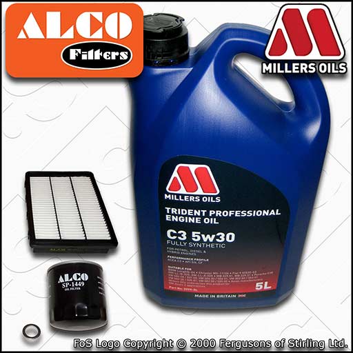 SERVICE KIT for HYUNDAI TUCSON TL 1.6 OIL AIR FILTERS +OIL (2015-2020)