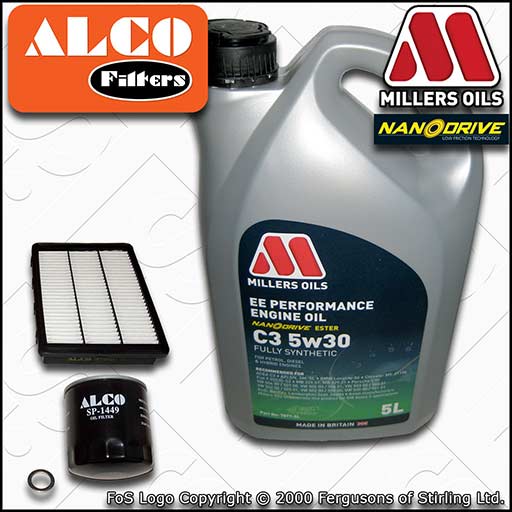 SERVICE KIT for HYUNDAI TUCSON TL 1.6 OIL AIR FILTERS +EE OIL (2015-2020)