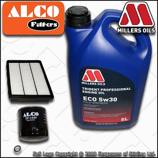 SERVICE KIT for KIA SPORTAGE QL 1.6 OIL AIR FILTERS +OIL (2015-2022)