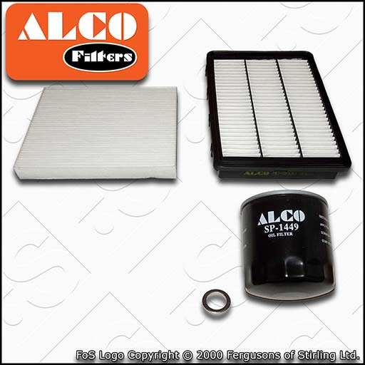 SERVICE KIT for KIA SPORTAGE QL 1.6 ALCO OIL AIR CABIN FILTERS (2015-2022)