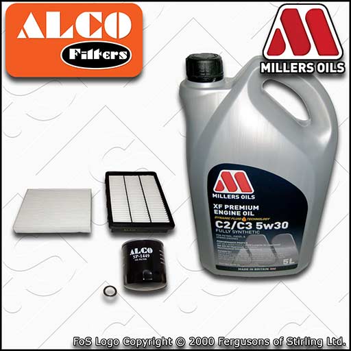 SERVICE KIT for HYUNDAI TUCSON TL 1.6 OIL AIR CABIN FILTERS +XF OIL (2015-2020)