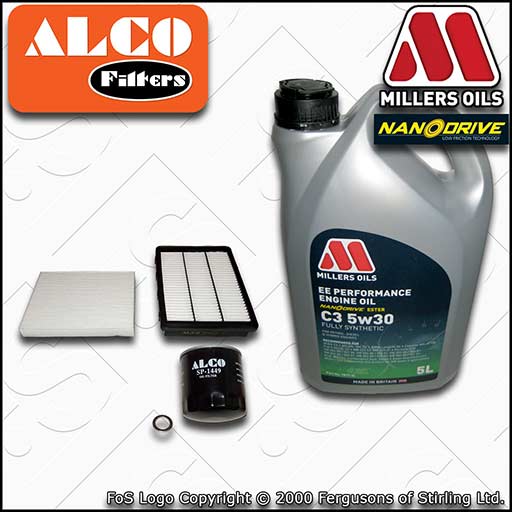 SERVICE KIT for HYUNDAI TUCSON TL 1.6 OIL AIR CABIN FILTERS +EE OIL (2015-2020)