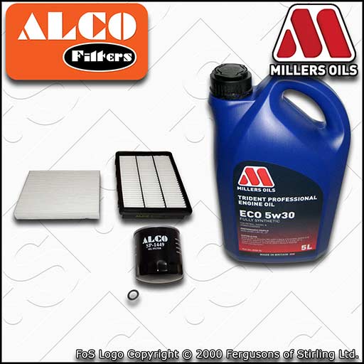 SERVICE KIT for KIA SPORTAGE QL 1.6 OIL AIR CABIN FILTERS +OIL (2015-2022)