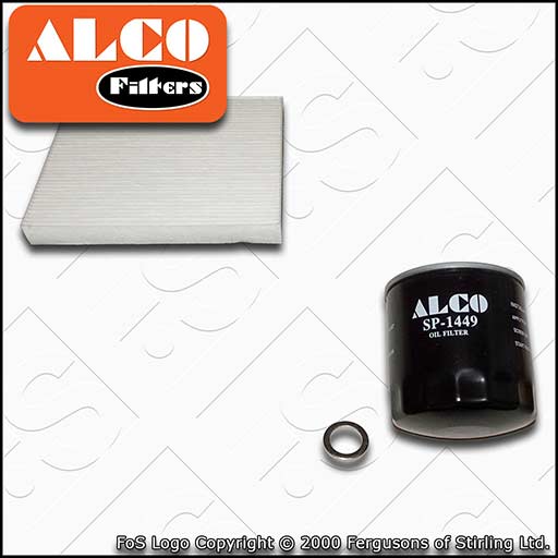 SERVICE KIT for KIA SPORTAGE QL 1.6 ALCO OIL CABIN FILTERS (2015-2022)