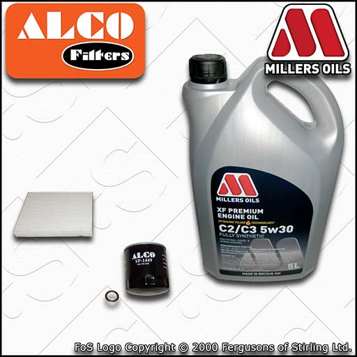 SERVICE KIT for HYUNDAI TUCSON TL 1.6 OIL CABIN FILTERS +XF OIL (2015-2020)